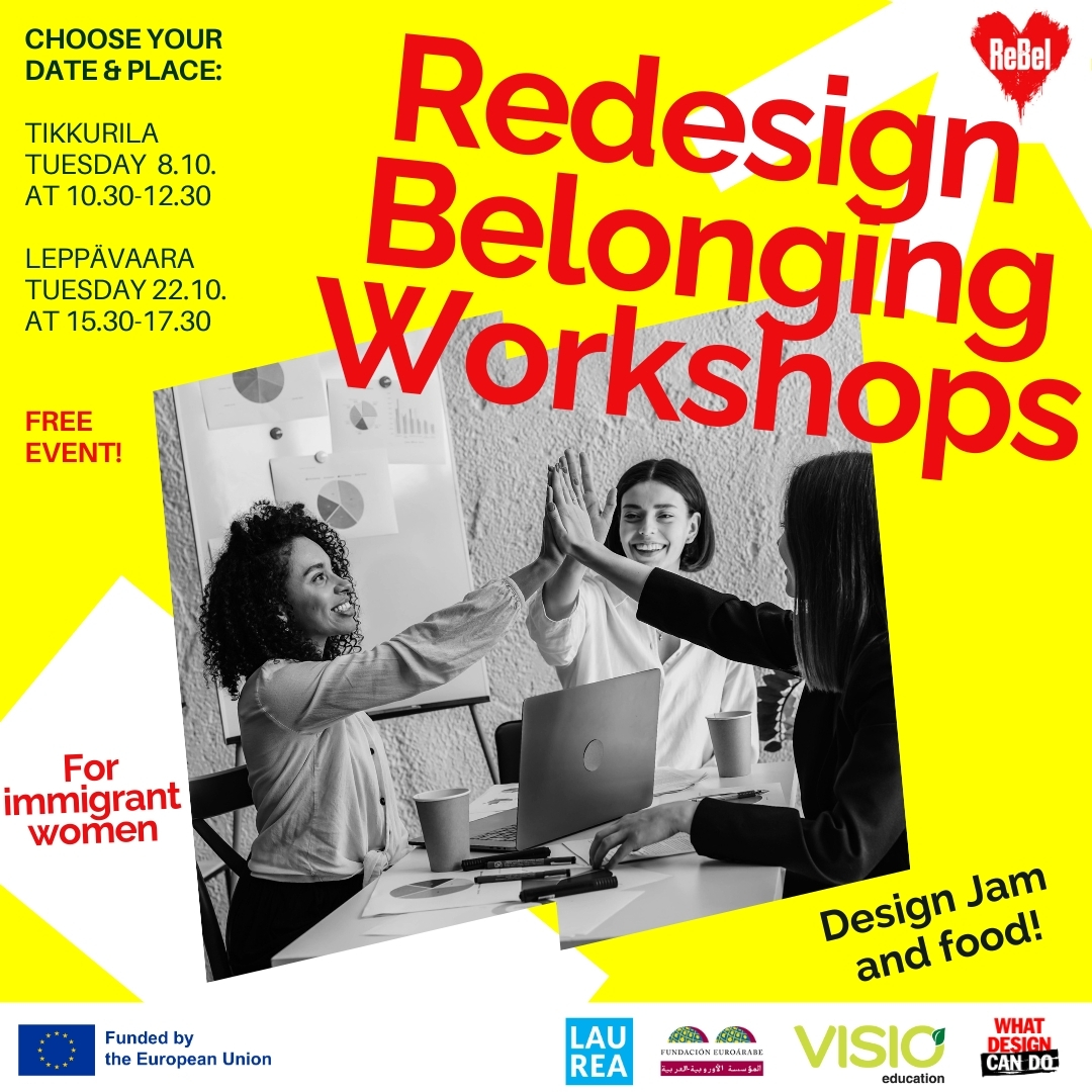 ReBel workshop flyer with dates of the workshops